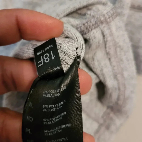 Kuhl Women's Lea Sweater Dress Size M Gray Cotton Long Sleeves Pockets Cowl Neck - Picture 11 of 12